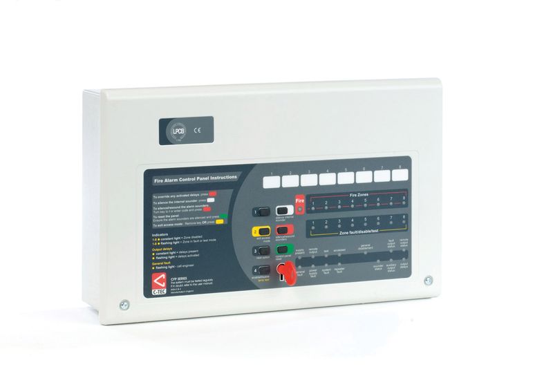 8 Zone CFP Fire Alarm Repeater Panel 